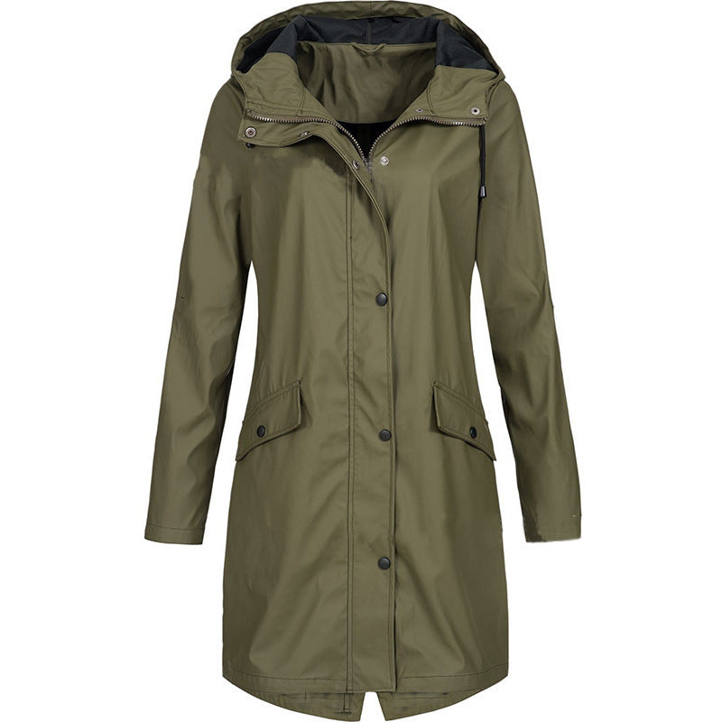 Trench-coat imperméable pour femmes