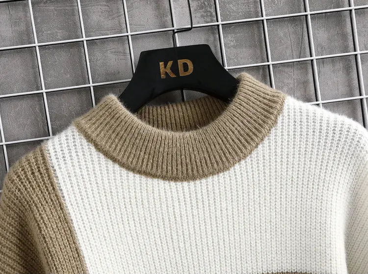 Pull Oscar Color Patch - Pull tricoté à la mode