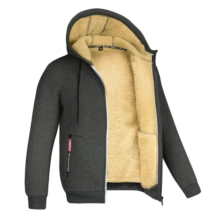 TOMMY - Sweat à Capuche Zippé en Fleece