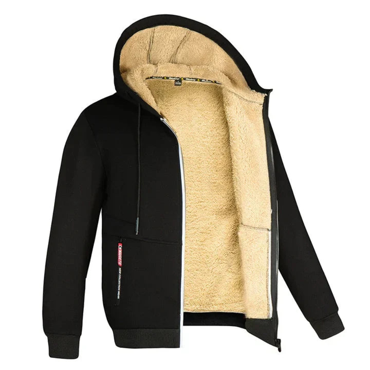 TOMMY - Sweat à Capuche Zippé en Fleece