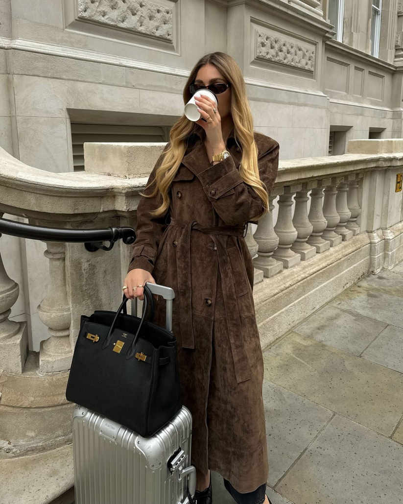 Veste en daim luxe Banbury - Projet Paris - Raffinement et style - Parfaite pour l'automne
