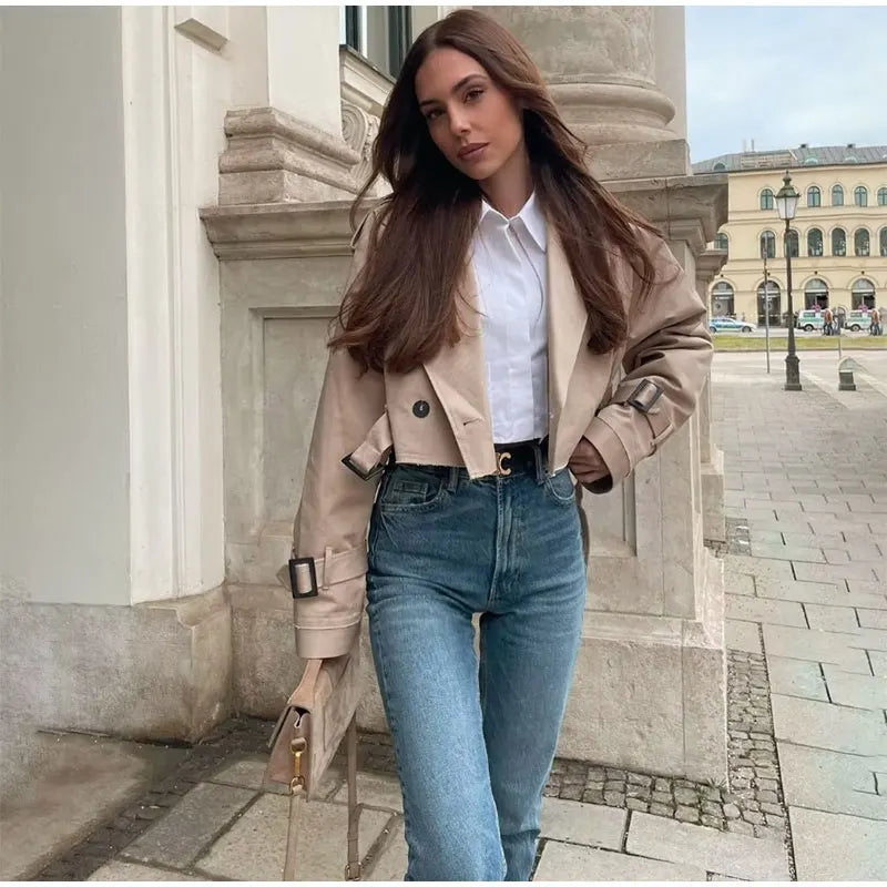 Nadine - trench-coat court décontracté