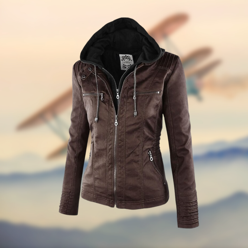 Aimée | Veste en cuir
