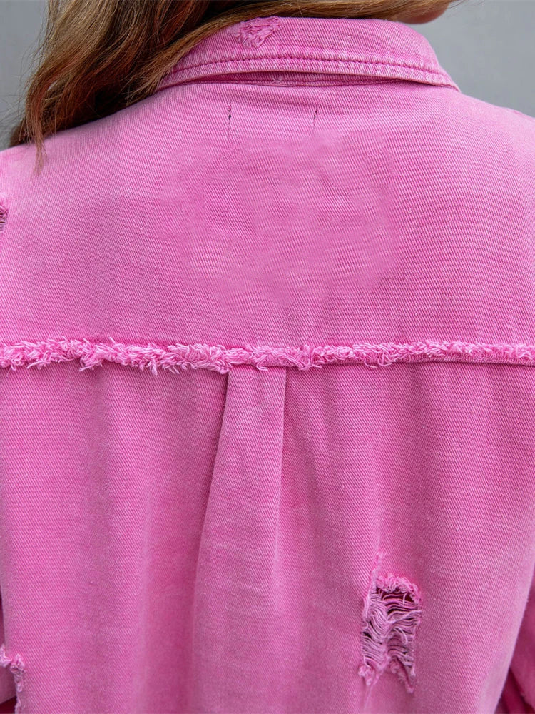 Rhea - veste en jean élégante et décontractée