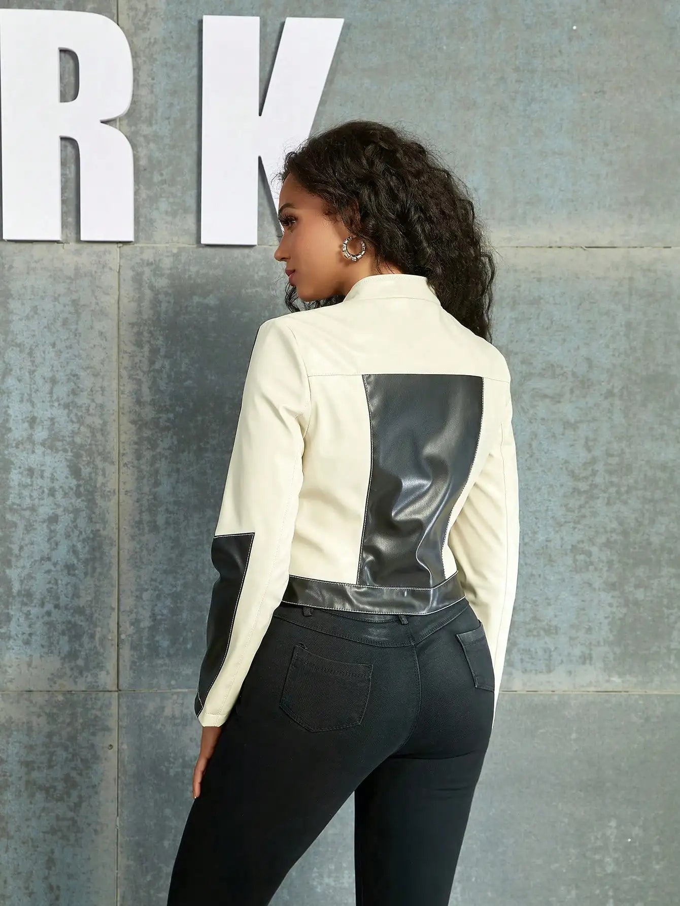 Ina - veste bombardier vintage chic et décontractée