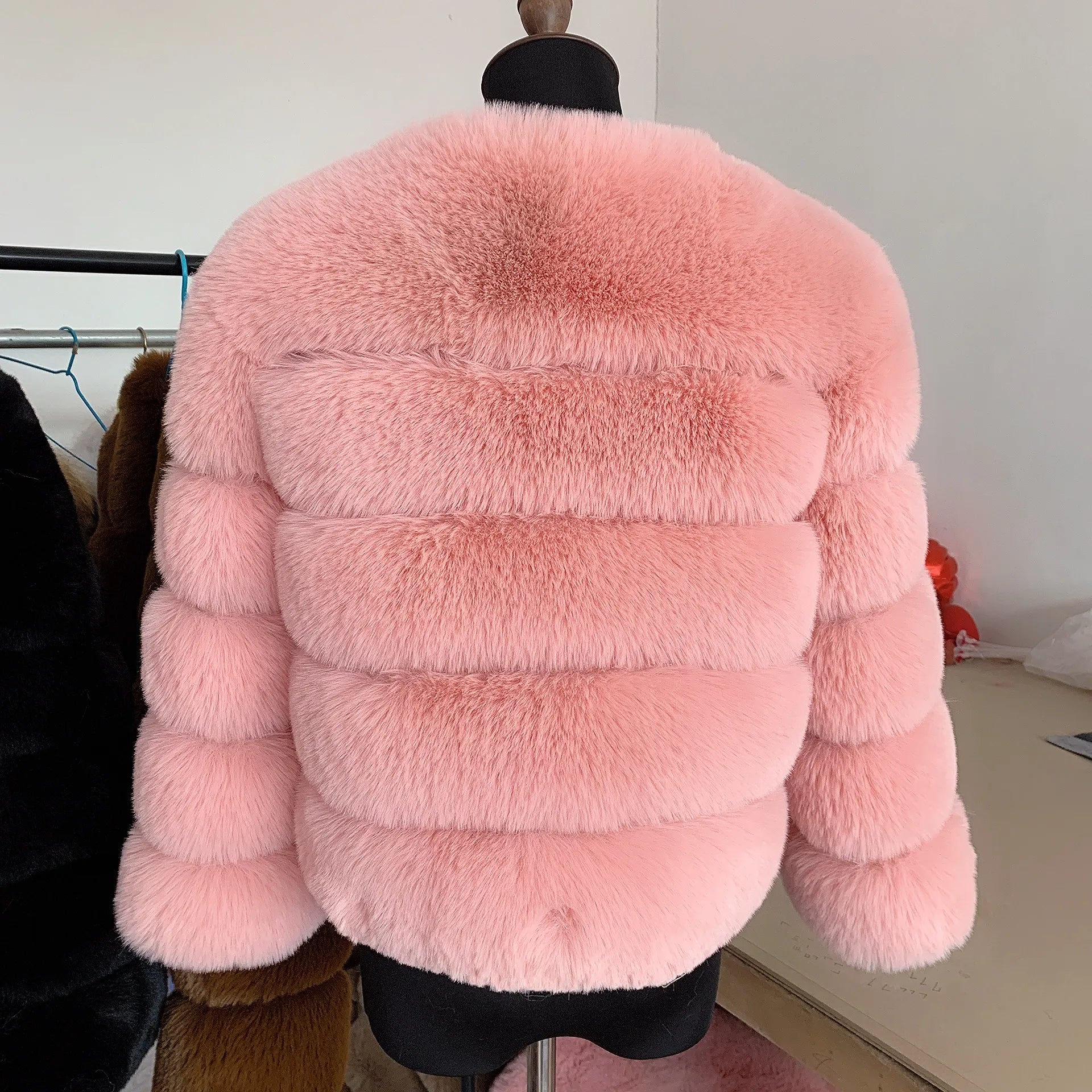 Manteau d'hiver élégant et chaud pour femmes