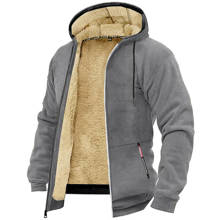 TOMMY - Sweat à Capuche Zippé en Fleece