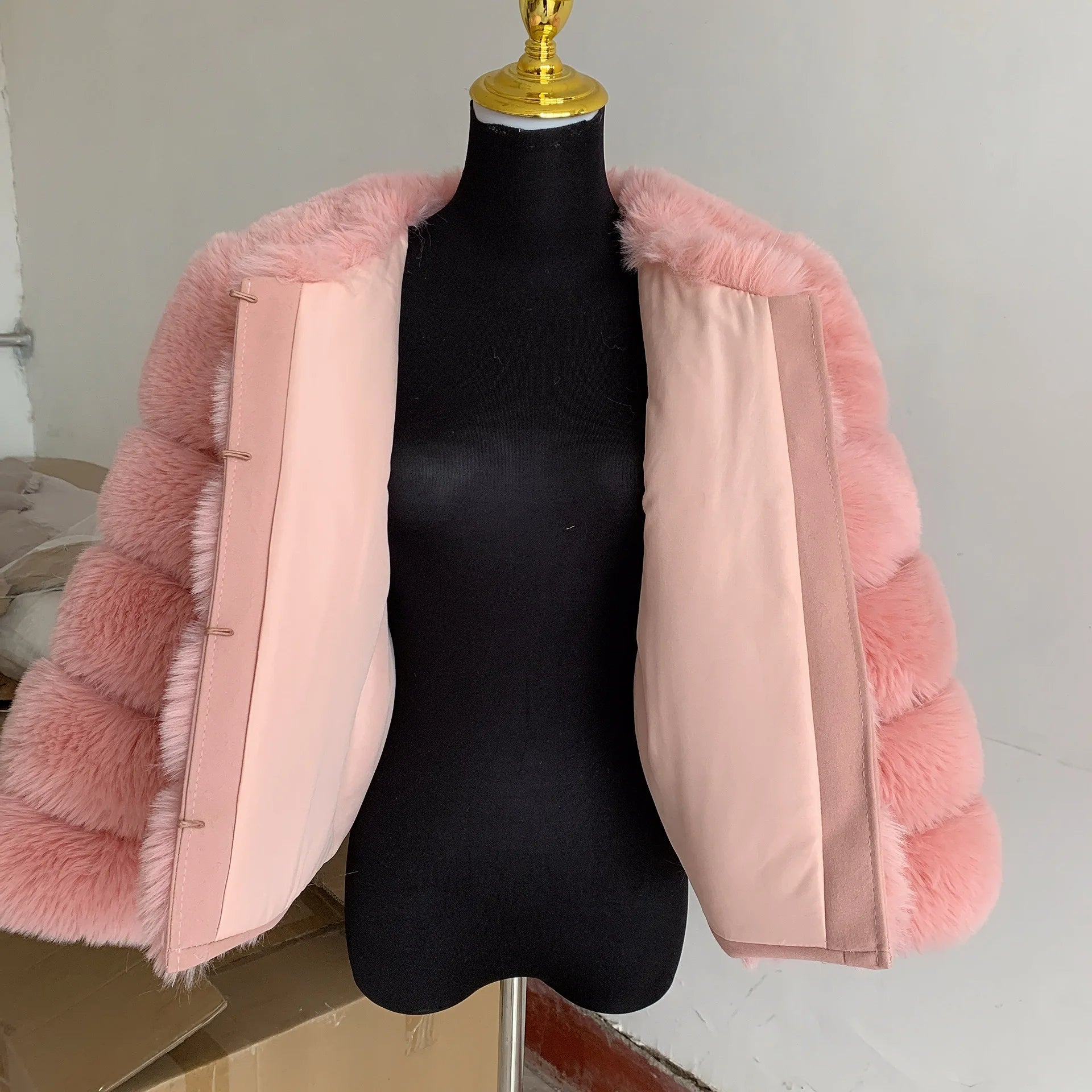Manteau d'hiver élégant et chaud pour femmes