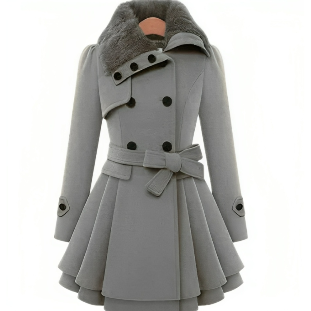 Trench coat élégant d'hiver pour femmes – Chic et protecteur – Projet Paris – Parfait pour les jours froids