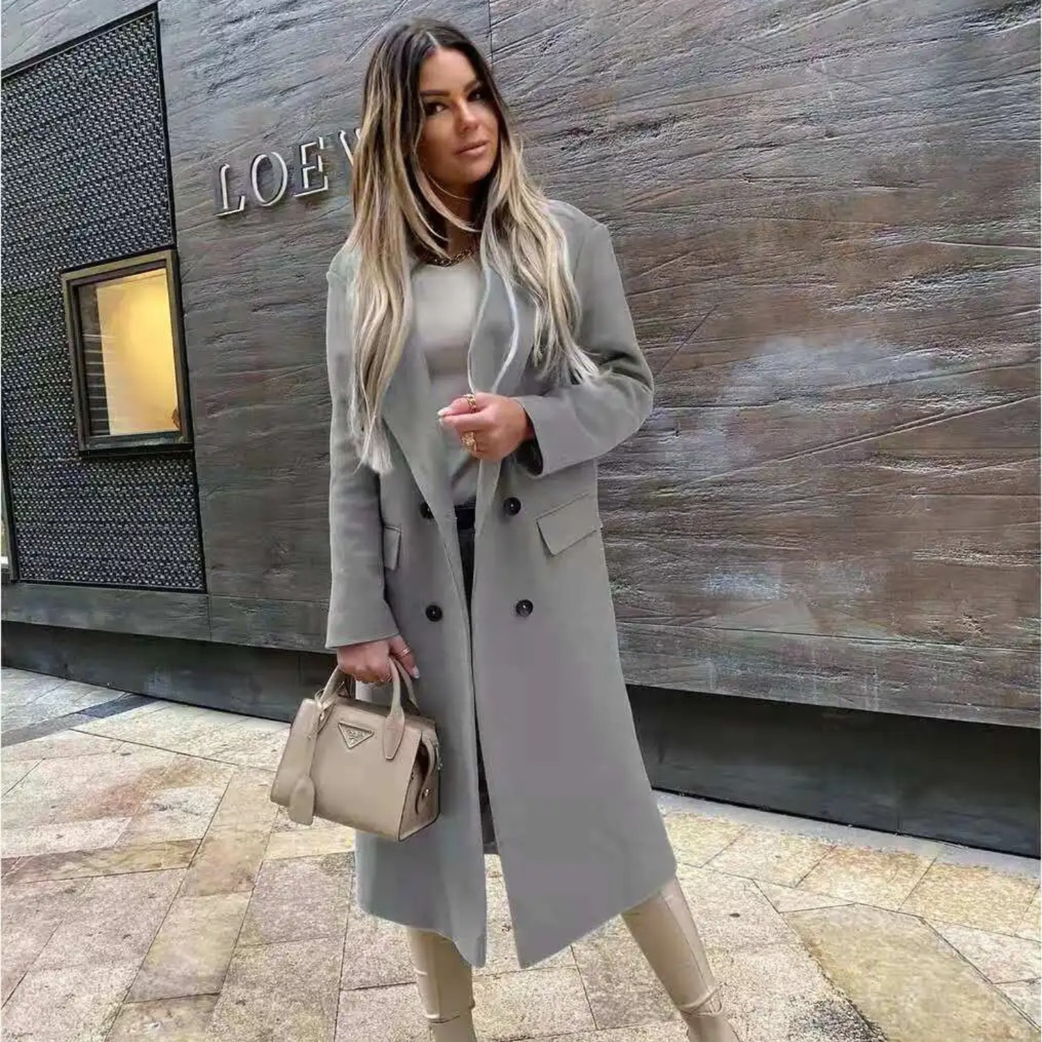Eileen - trench vintage stylé et surdimensionné