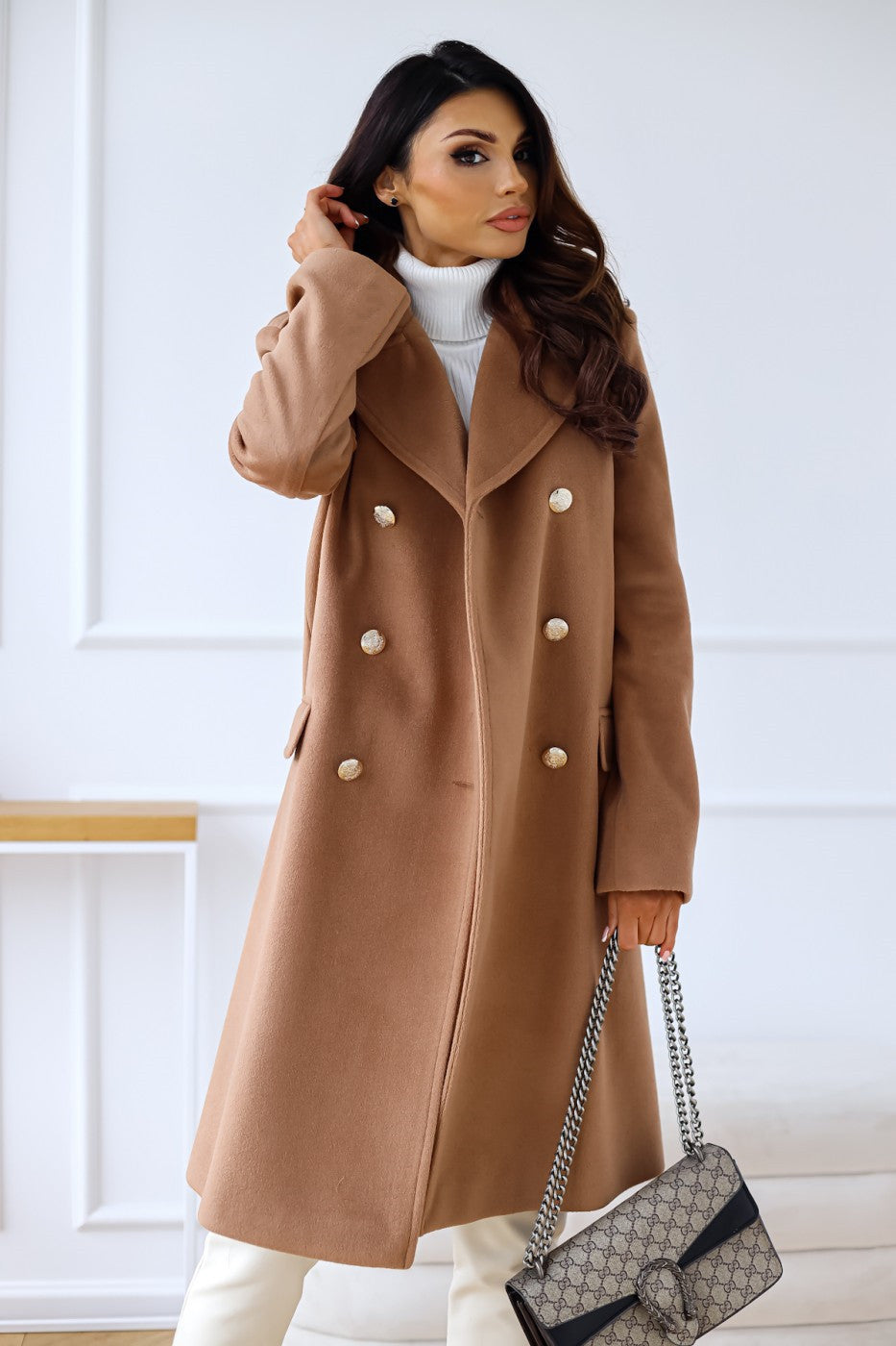 Manteau double boutonnage