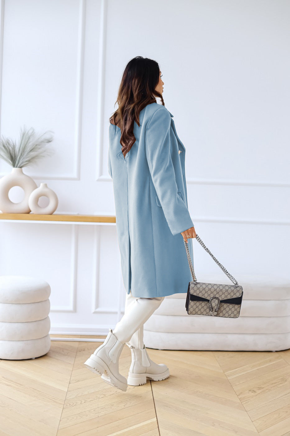 Manteau double boutonnage