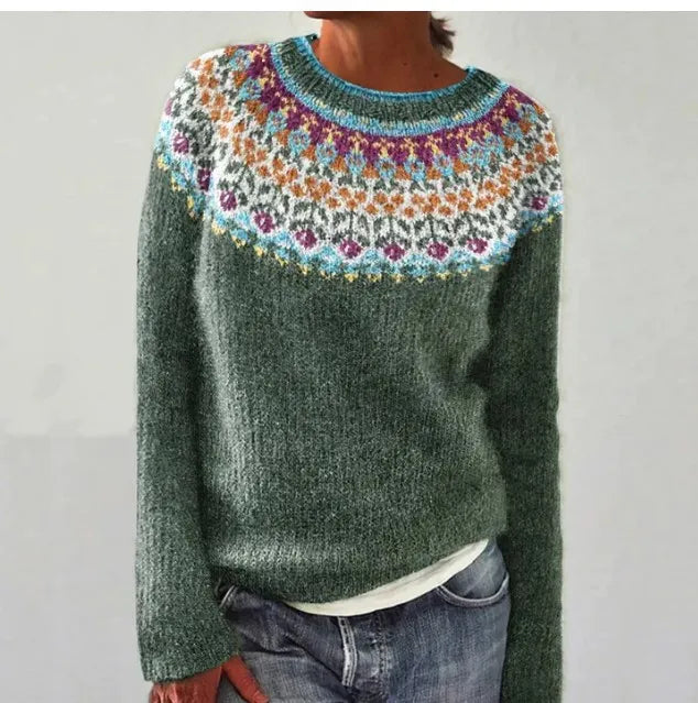 Silvia | Pull rétro d'automne