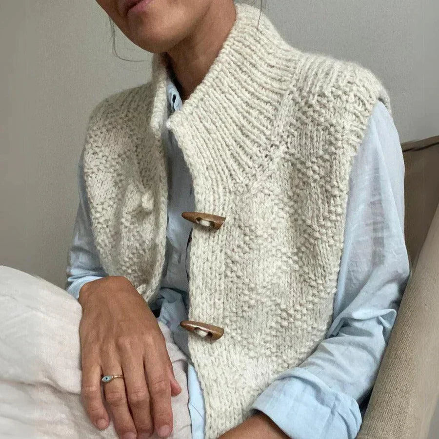 Gilet douillet en peluche