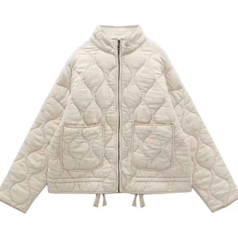 Veste matelassée Chic Vintage Twist pour femme