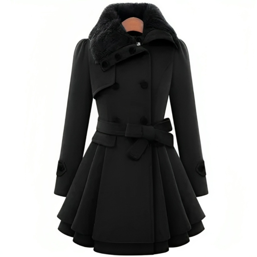 Trench coat élégant d'hiver pour femmes – Chic et protecteur – Projet Paris – Parfait pour les jours froids