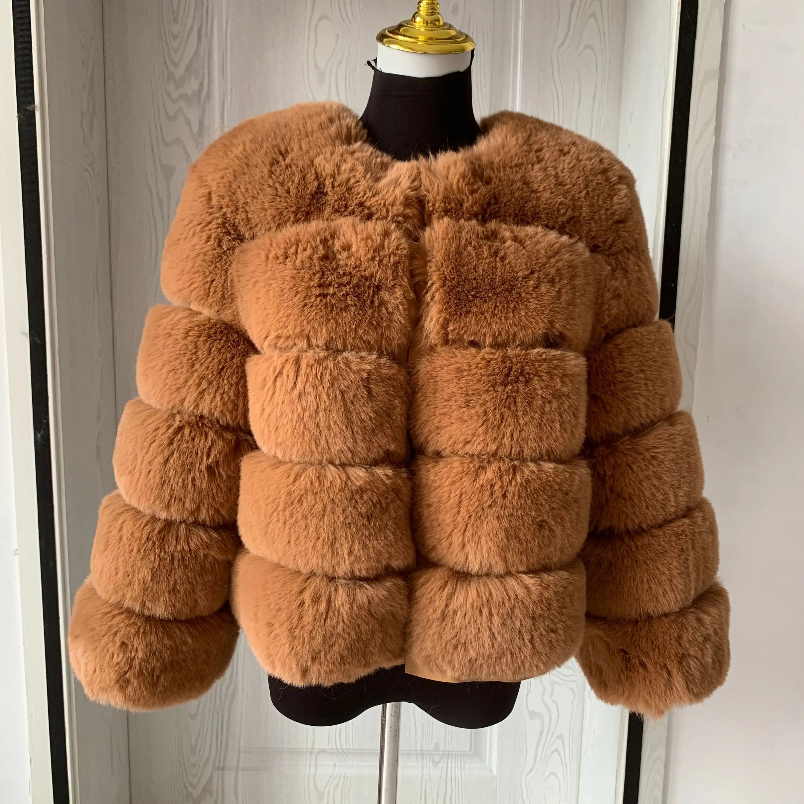 Manteau d'hiver élégant et chaud pour femmes