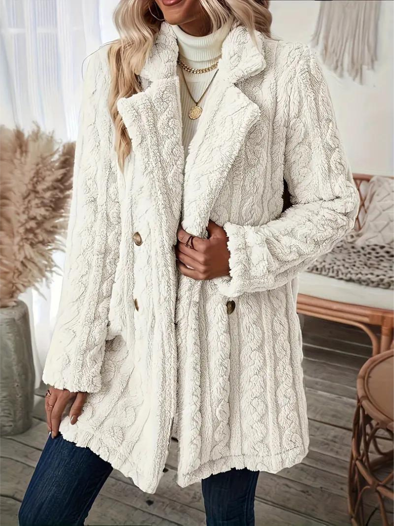 Leanora - Manteau en maille douillet