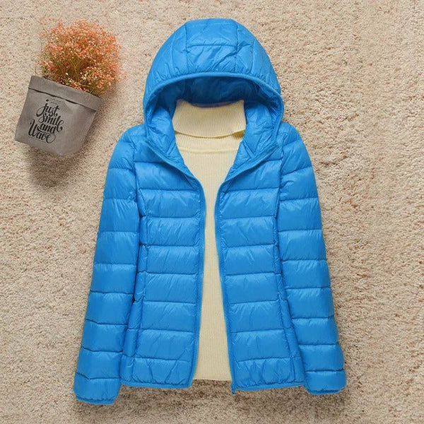 Jasmina | Veste Imperméable Légère avec Capuche pour Femme