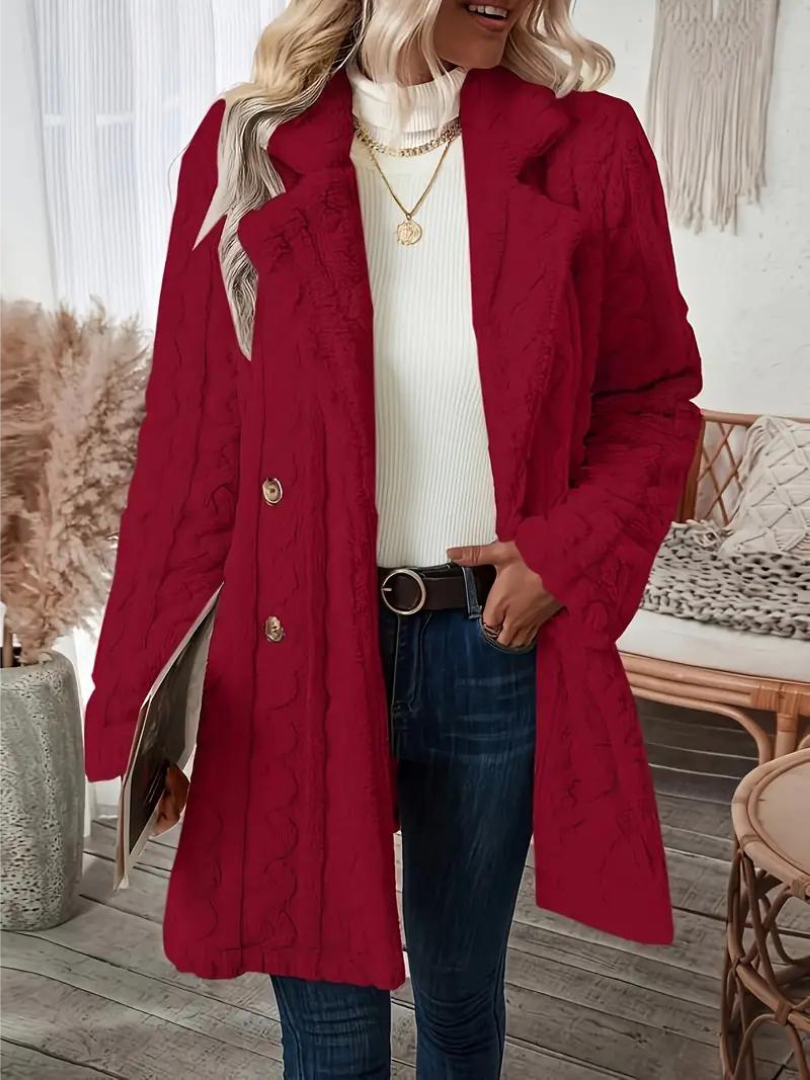 Leanora - Manteau en maille douillet