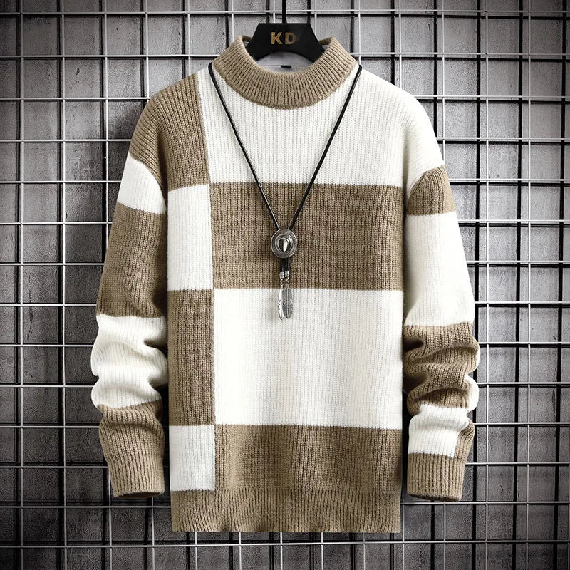 Pull Oscar Color Patch - Pull tricoté à la mode