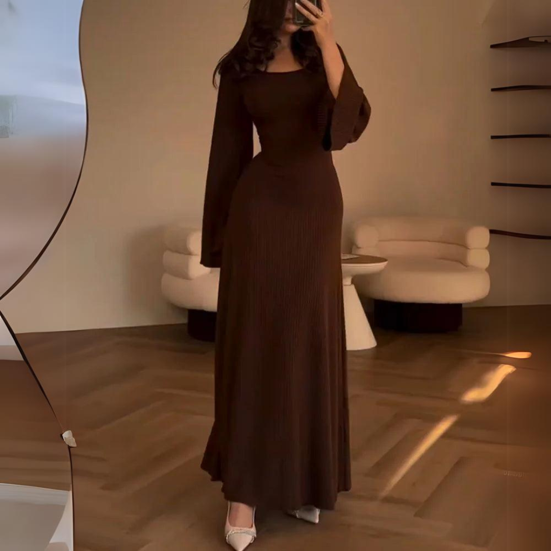 Robe à manches longues - Projet Paris - Style intemporel et féminin - Parfaite pour toutes les occasions