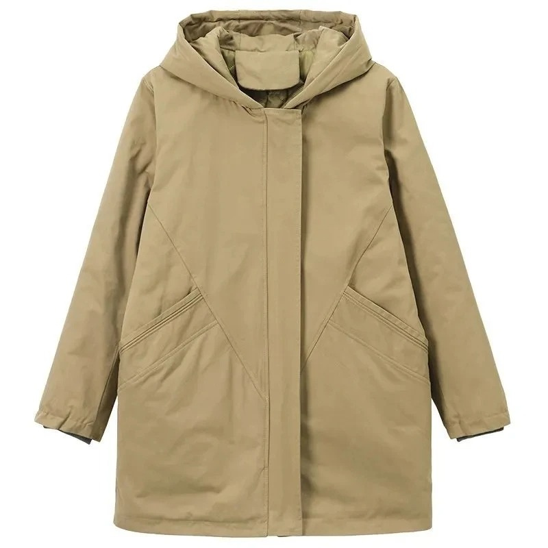 Adélise | Veste Hiver Femme Slim Fit Matelassée avec Capuche et Fermeture Éclair – Confort et Élégance