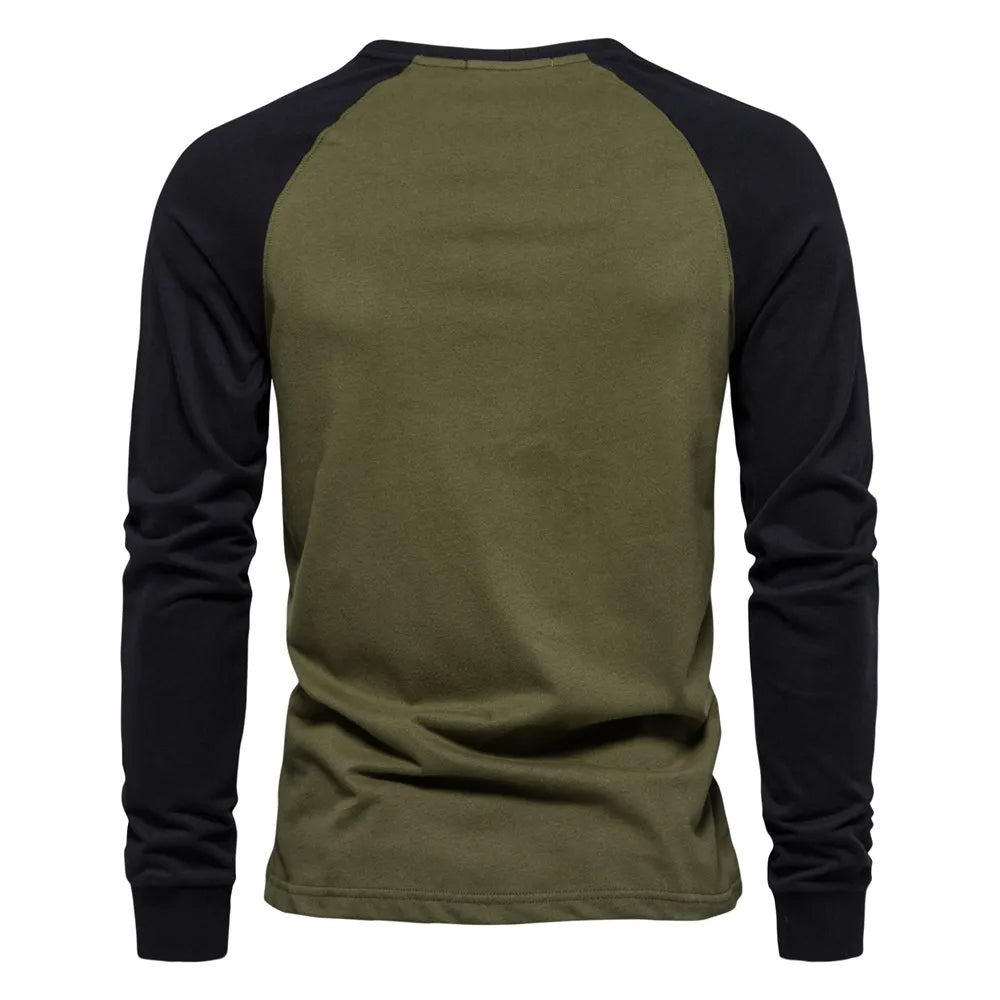 Chemise Jelle Patchwork - Avec col rond et manches longues