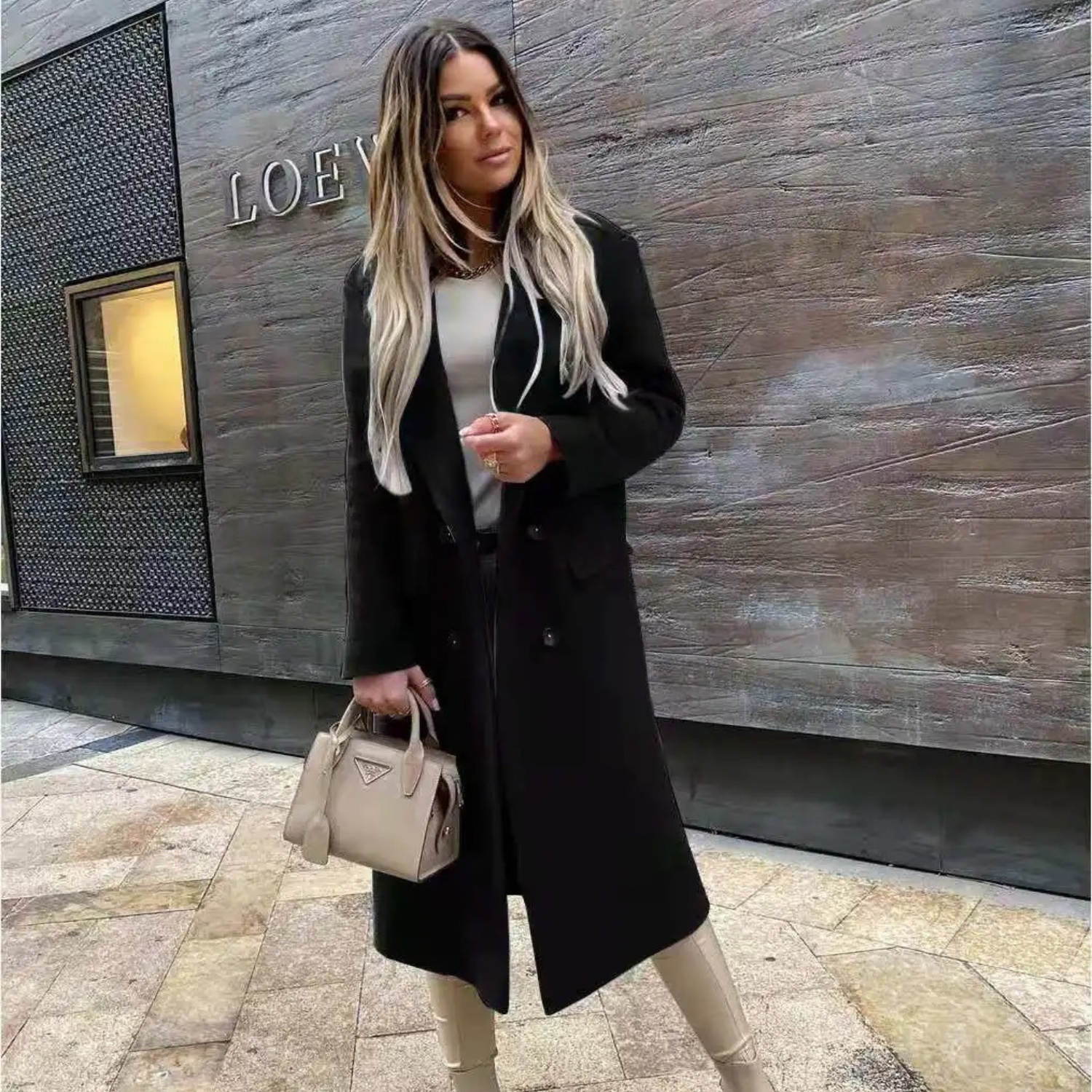 Eileen - trench vintage stylé et surdimensionné