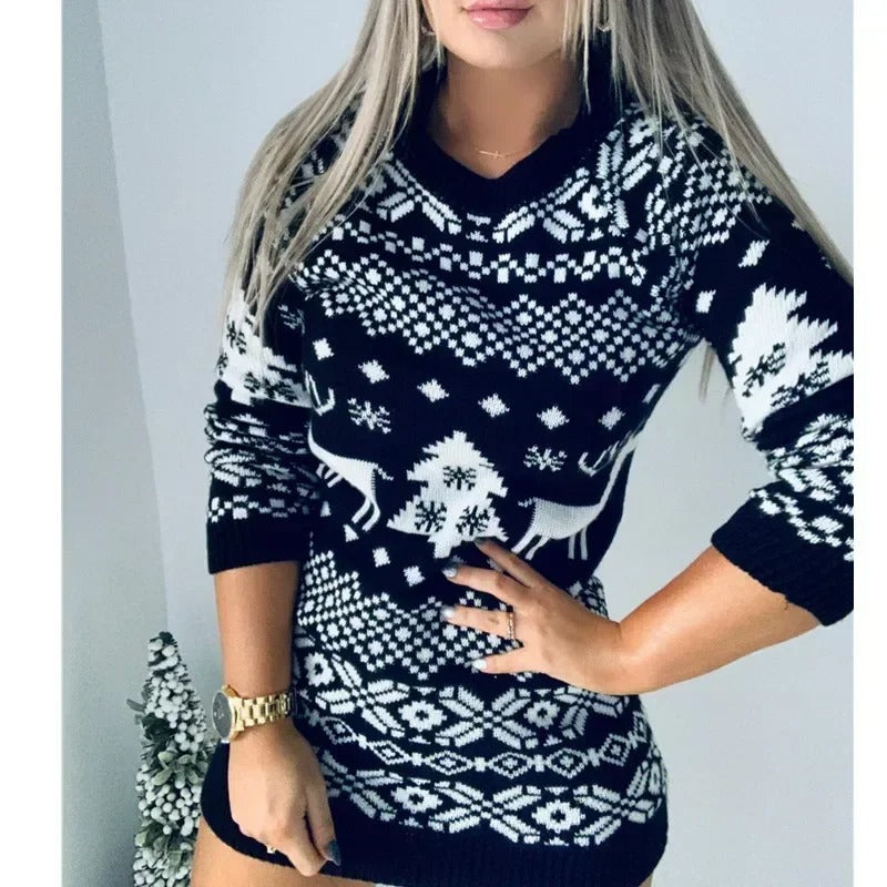 Robe en tricot douce pour femmes - Projet Paris - Confort ultime et élégance