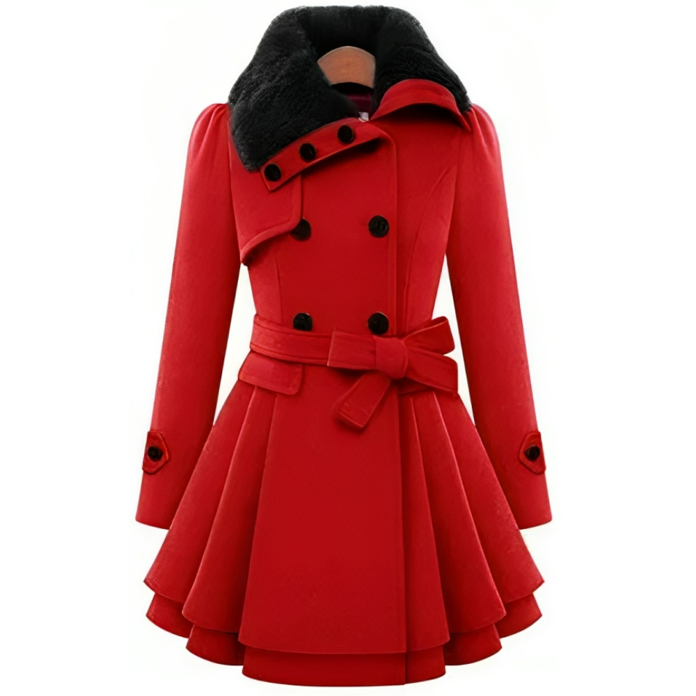 Trench coat élégant d'hiver pour femmes – Chic et protecteur – Projet Paris – Parfait pour les jours froids
