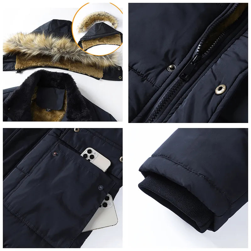 Hugo Titan Parka - Manteau d'hiver avec capuche