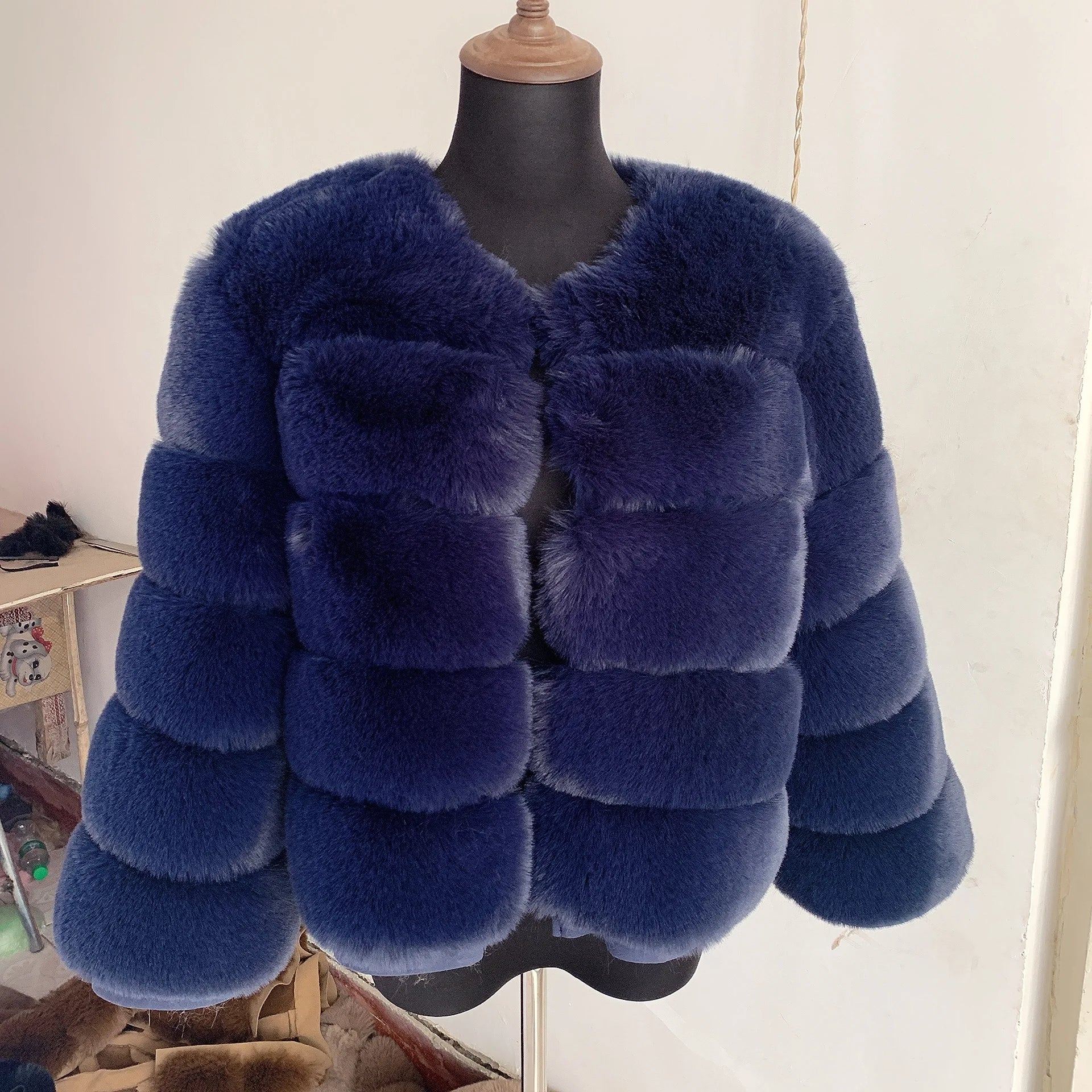 Manteau d'hiver élégant et chaud pour femmes