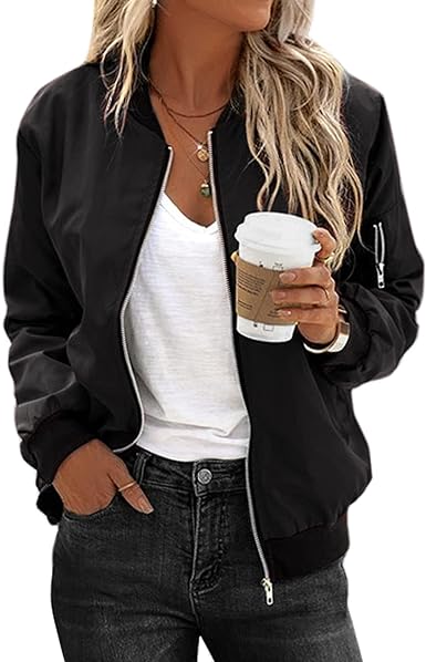 Jaylah - veste bombardier streetwear décontractée