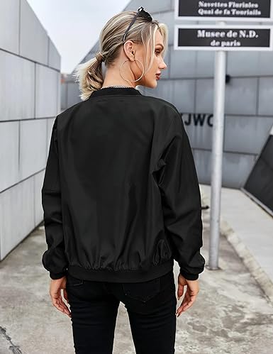 Jaylah - veste bombardier streetwear décontractée