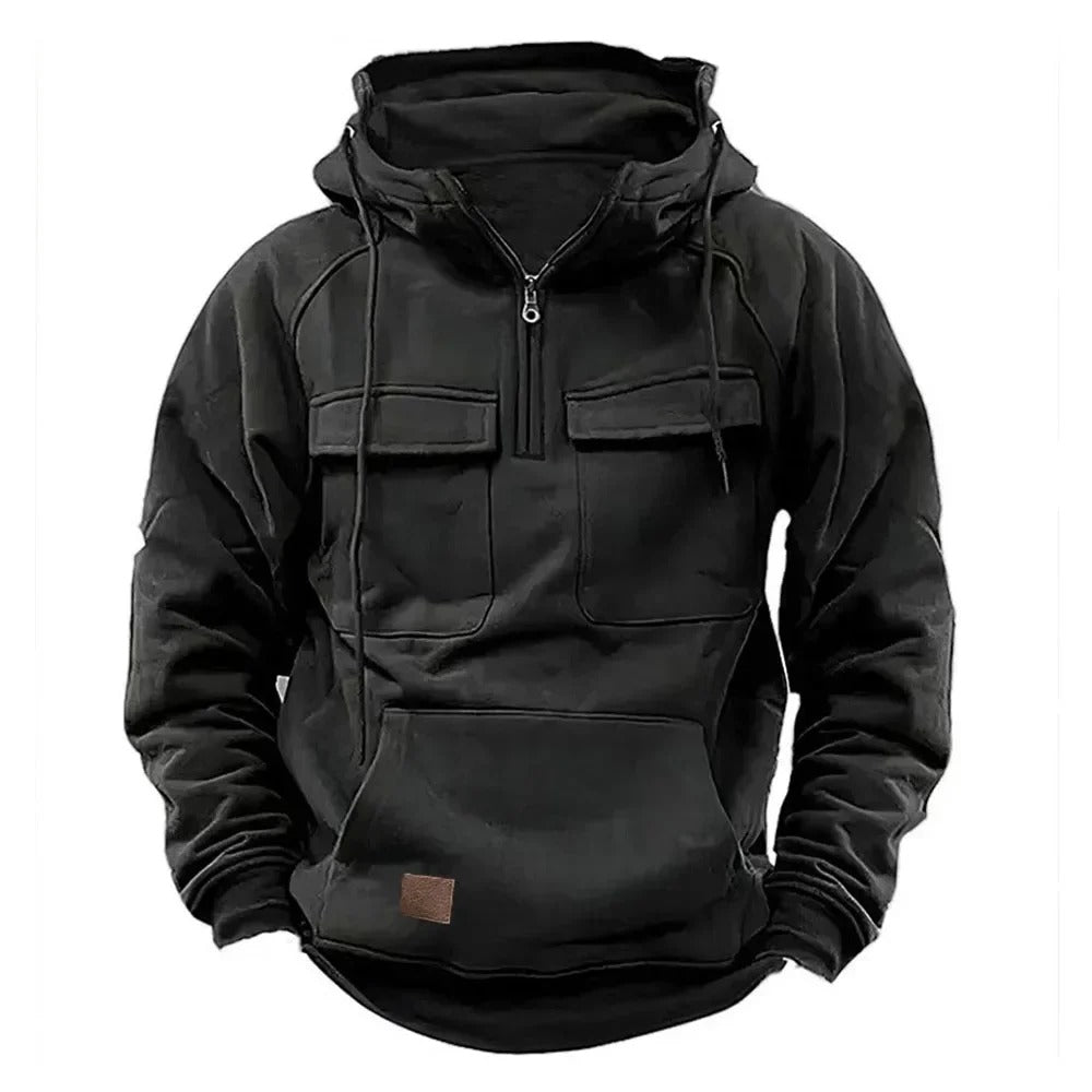 Nicolas | Sweat à Capuche Tactique Haut de Gamme pour Homme