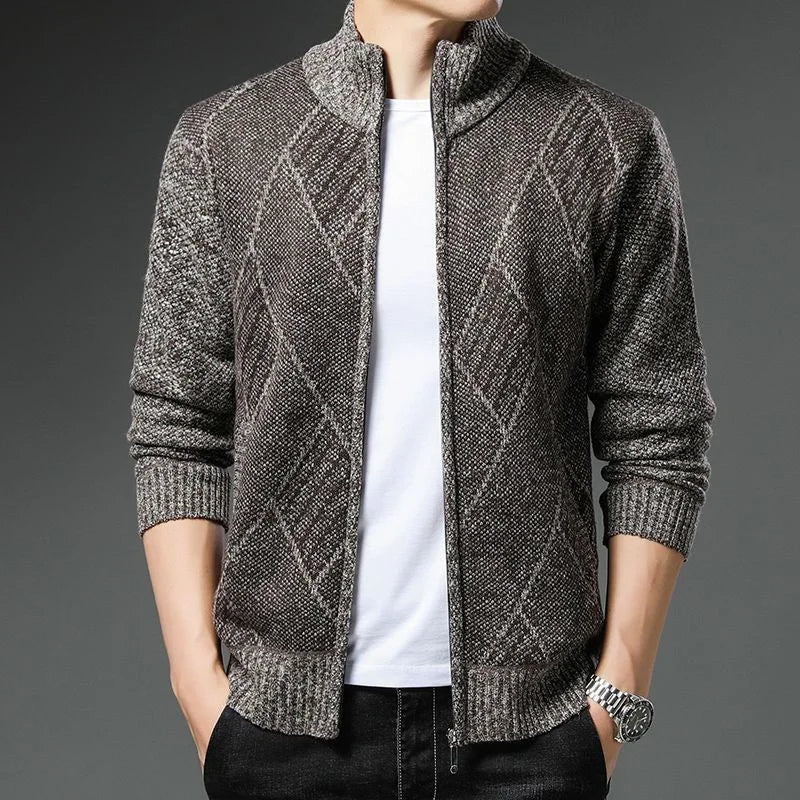 Luca StripeZip Vest - Gilet rayé tendance