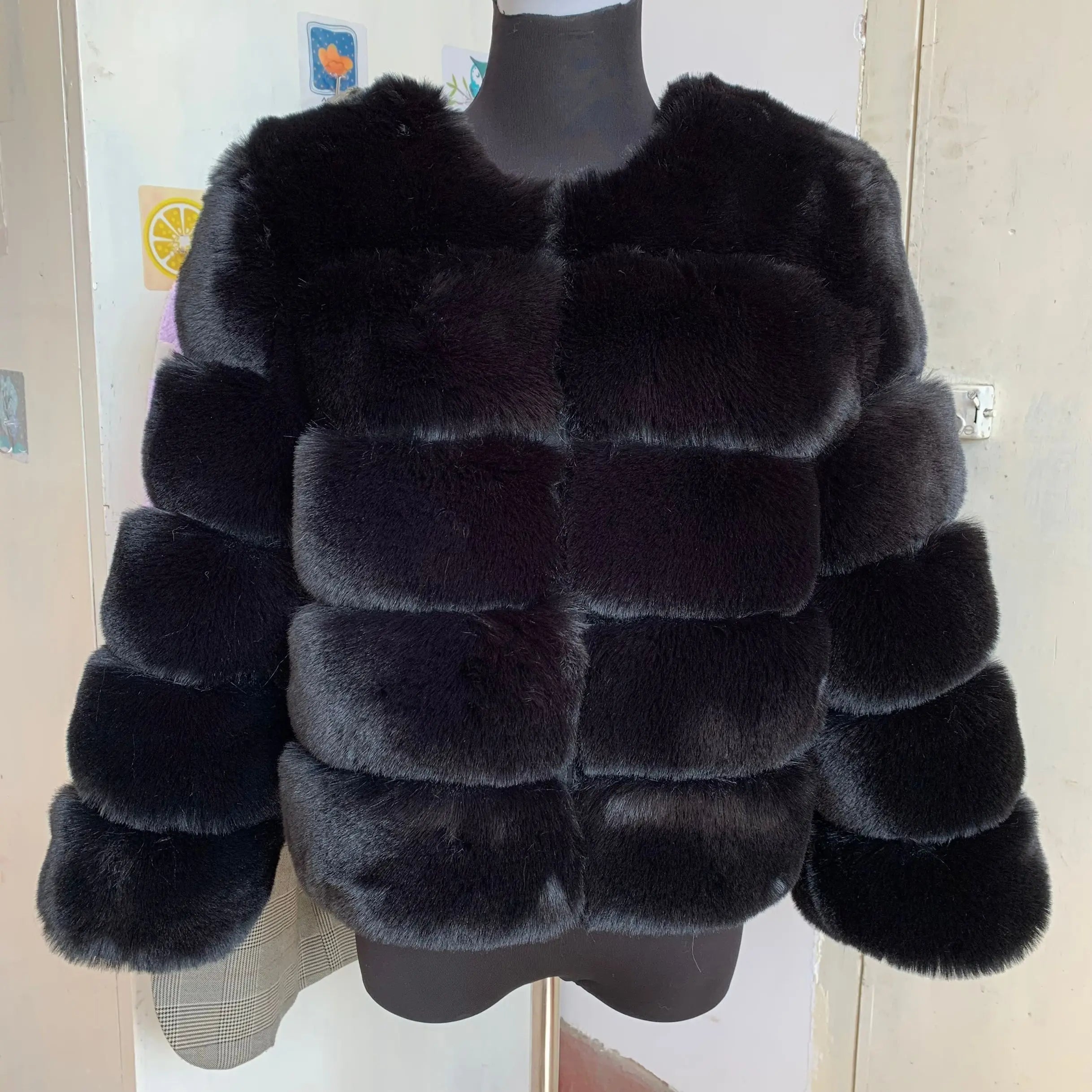 Manteau d'hiver élégant et chaud pour femmes