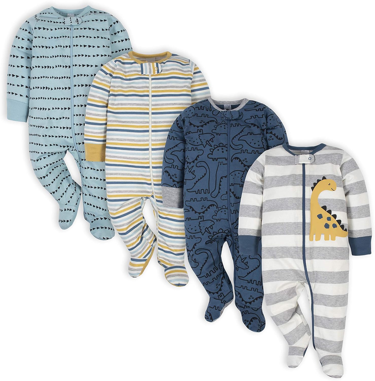 Pyjama Gerber pour Bébé Garçon - Avec Pieds pour des Nuits Confortables