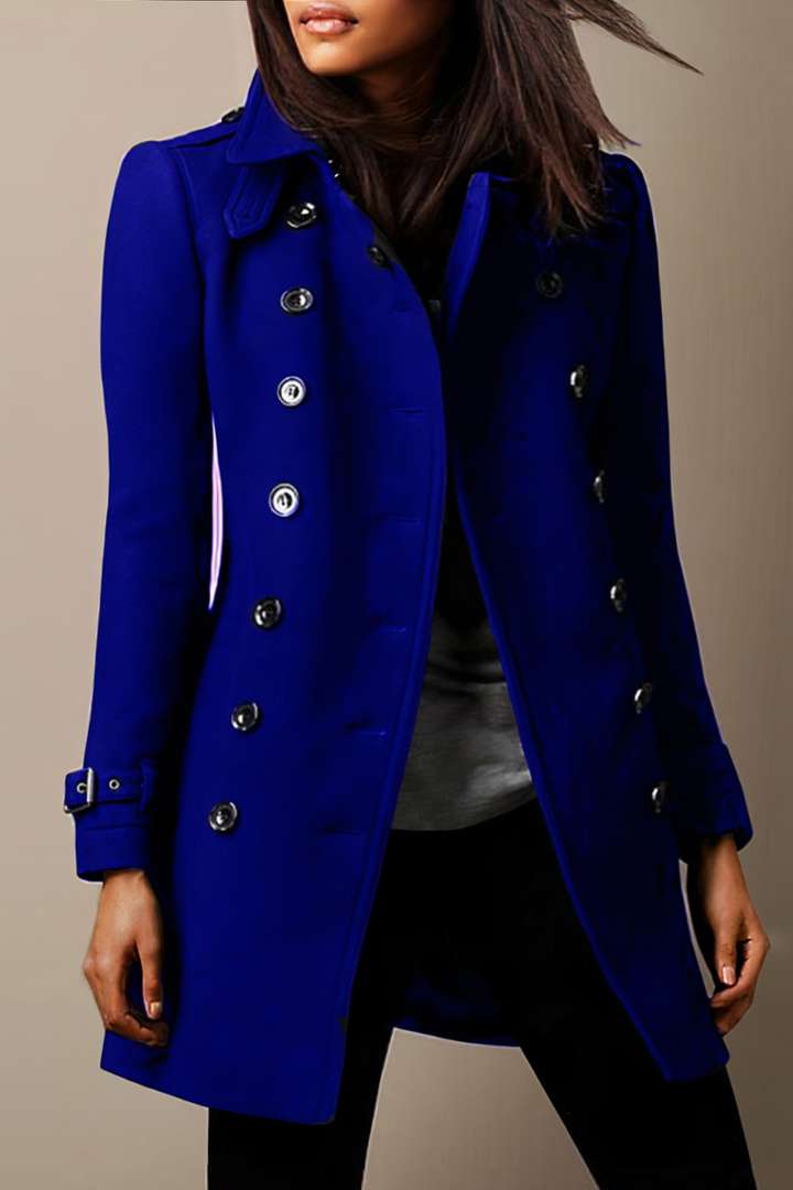 Amina - trench-coat long et élégant