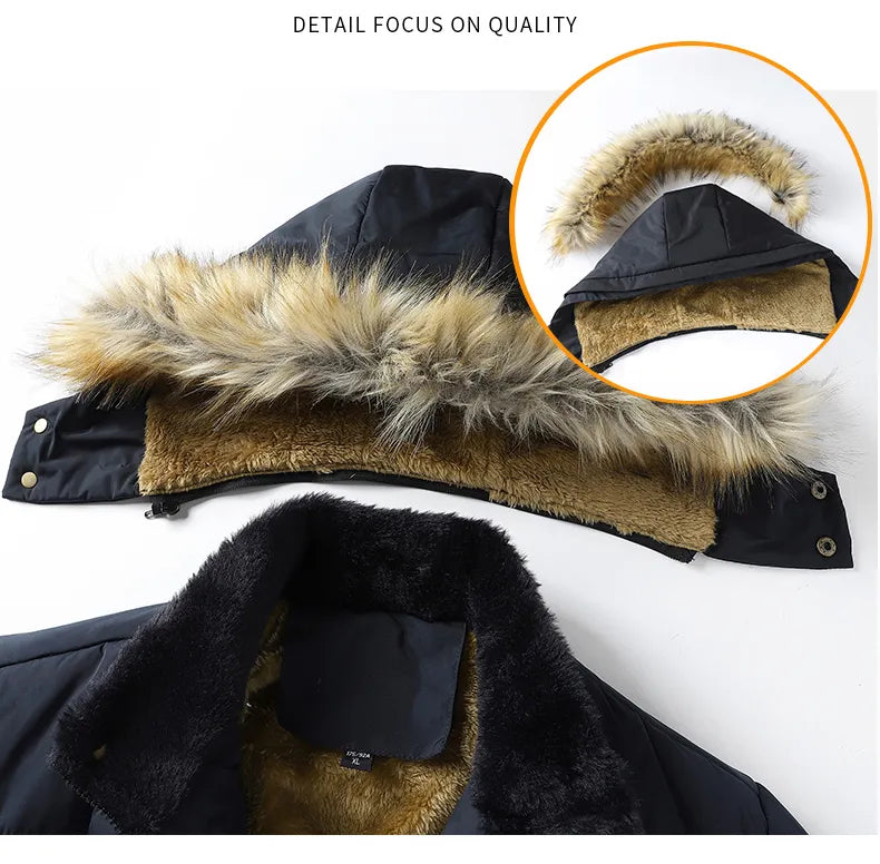 Hugo Titan Parka - Manteau d'hiver avec capuche
