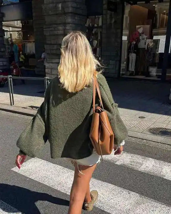 Amélie - Pull en maille douce grande taille pour femme