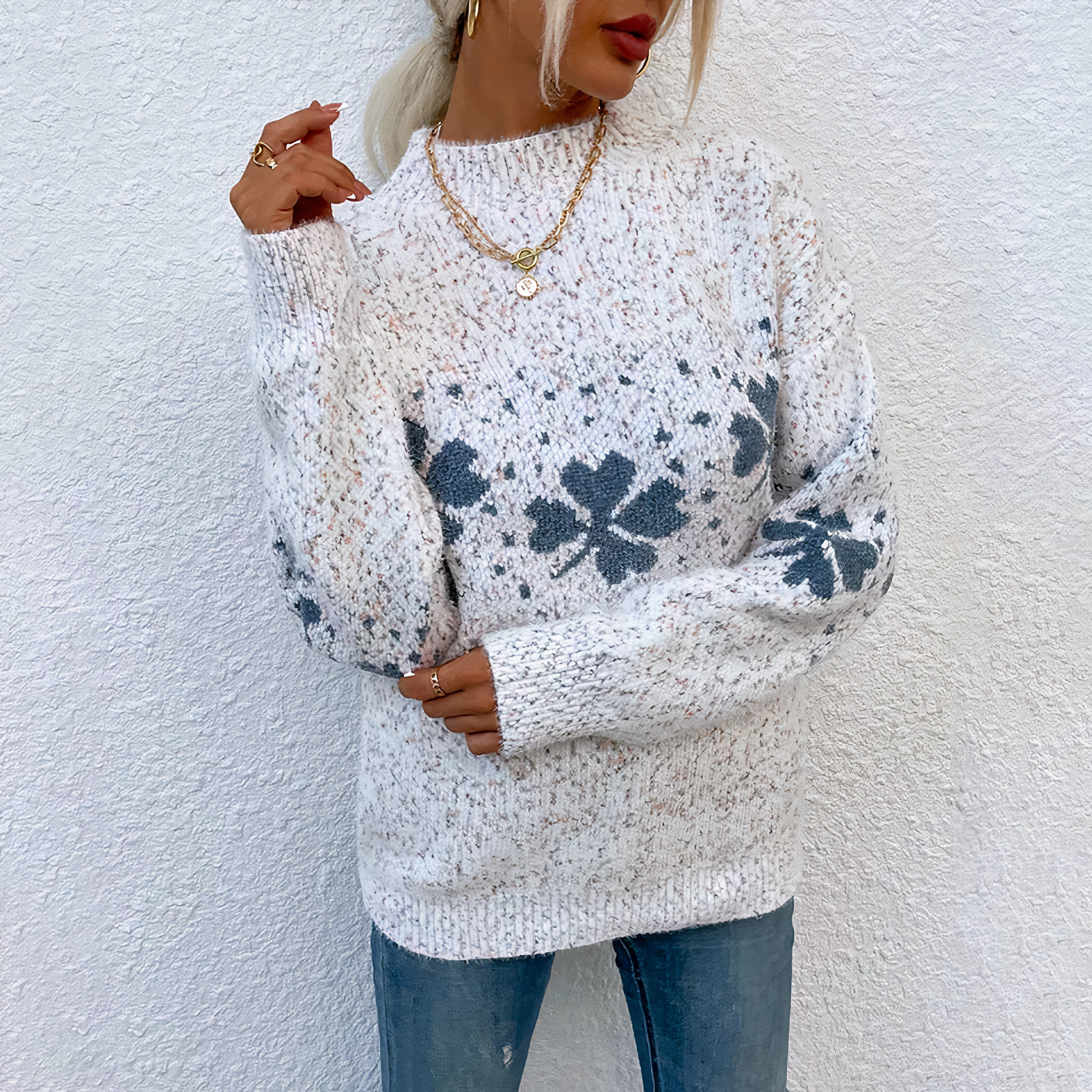 Amandine - Pull d'hiver chaud