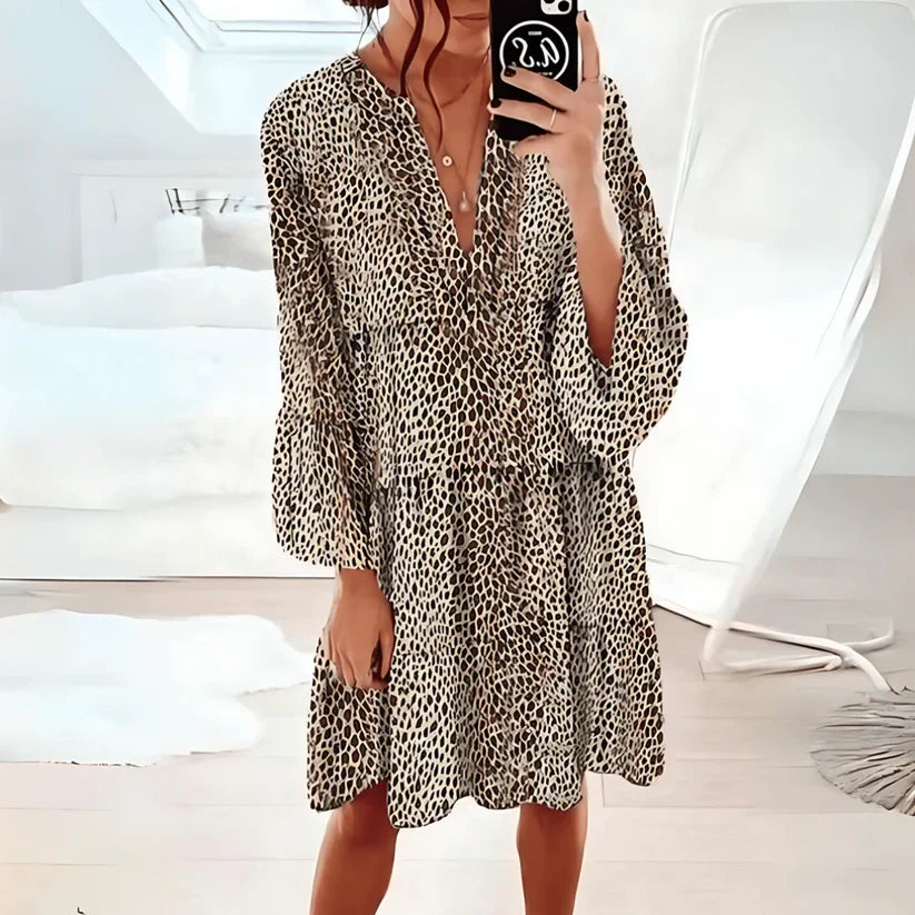 Robe évasée élégante - Coupe fluide et féminine - Projet Paris - Parfaite pour toutes les occasions