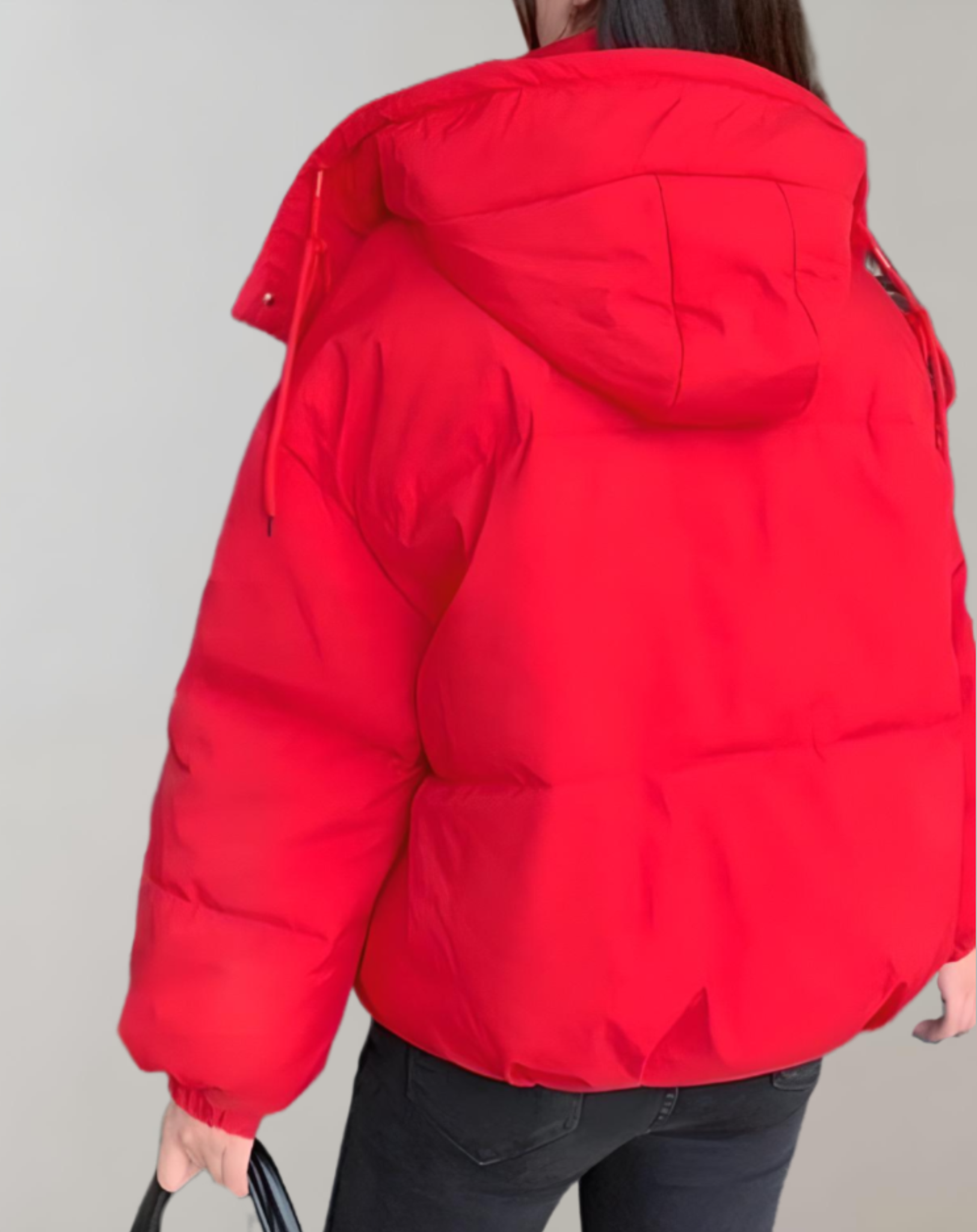 Olivia - Manteau d'hiver chaud et matelassé avec capuche, poches et fermeture éclair