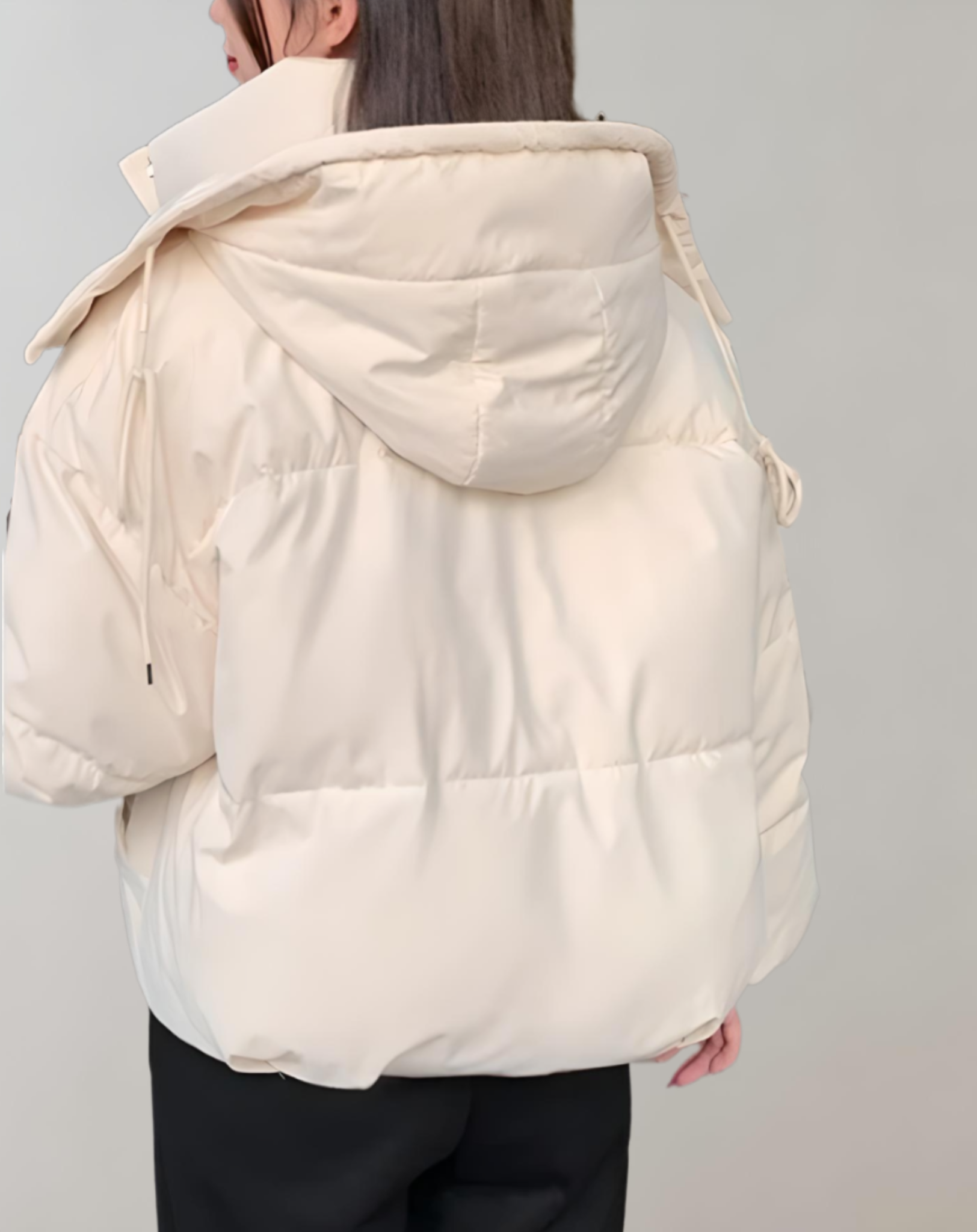 Olivia - Manteau d'hiver chaud et matelassé avec capuche, poches et fermeture éclair