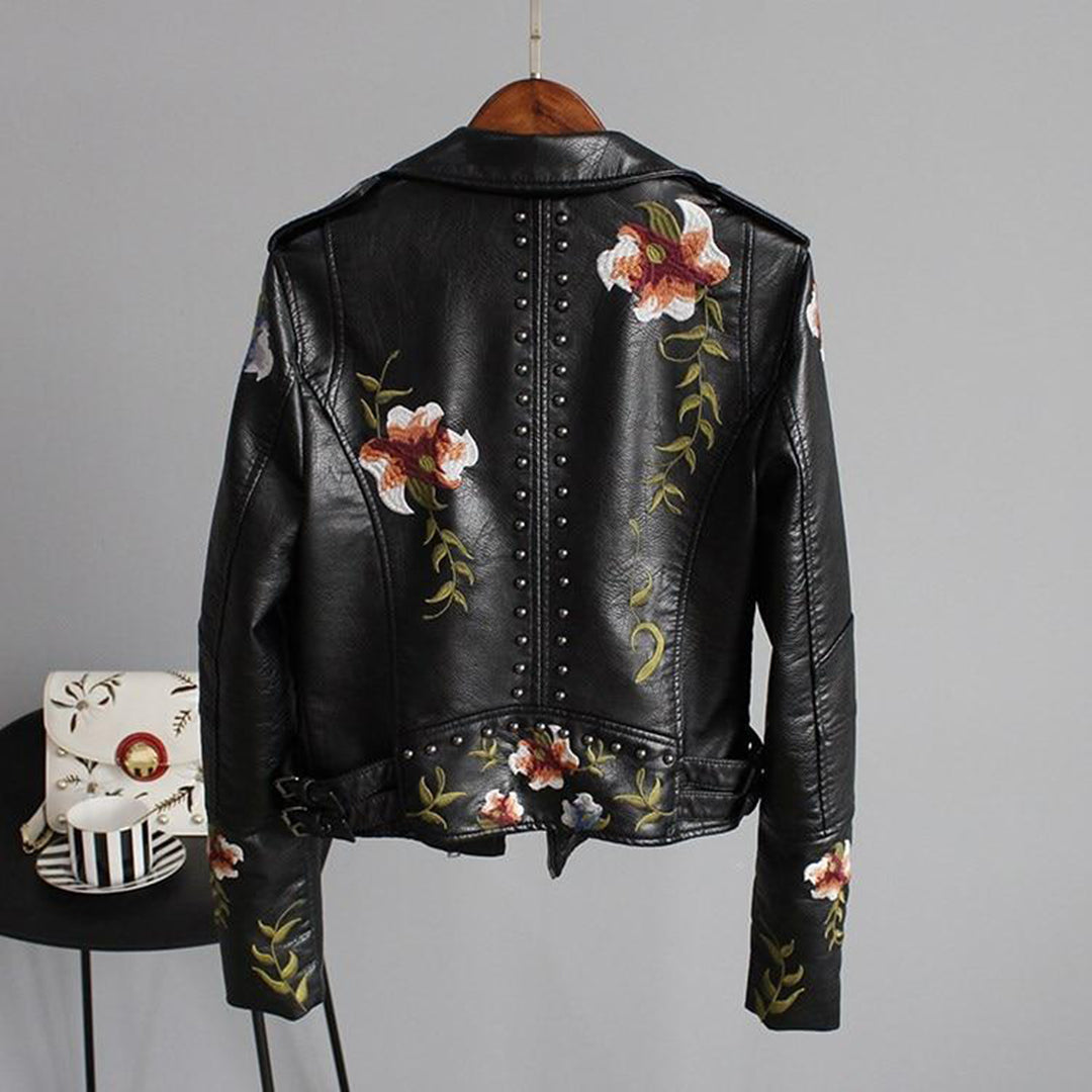 Taylor - élégante veste streetwear à fleurs