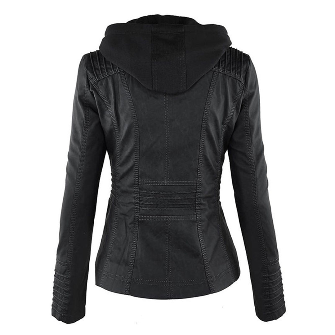 Veste d'hiver pour femmes avec capuche