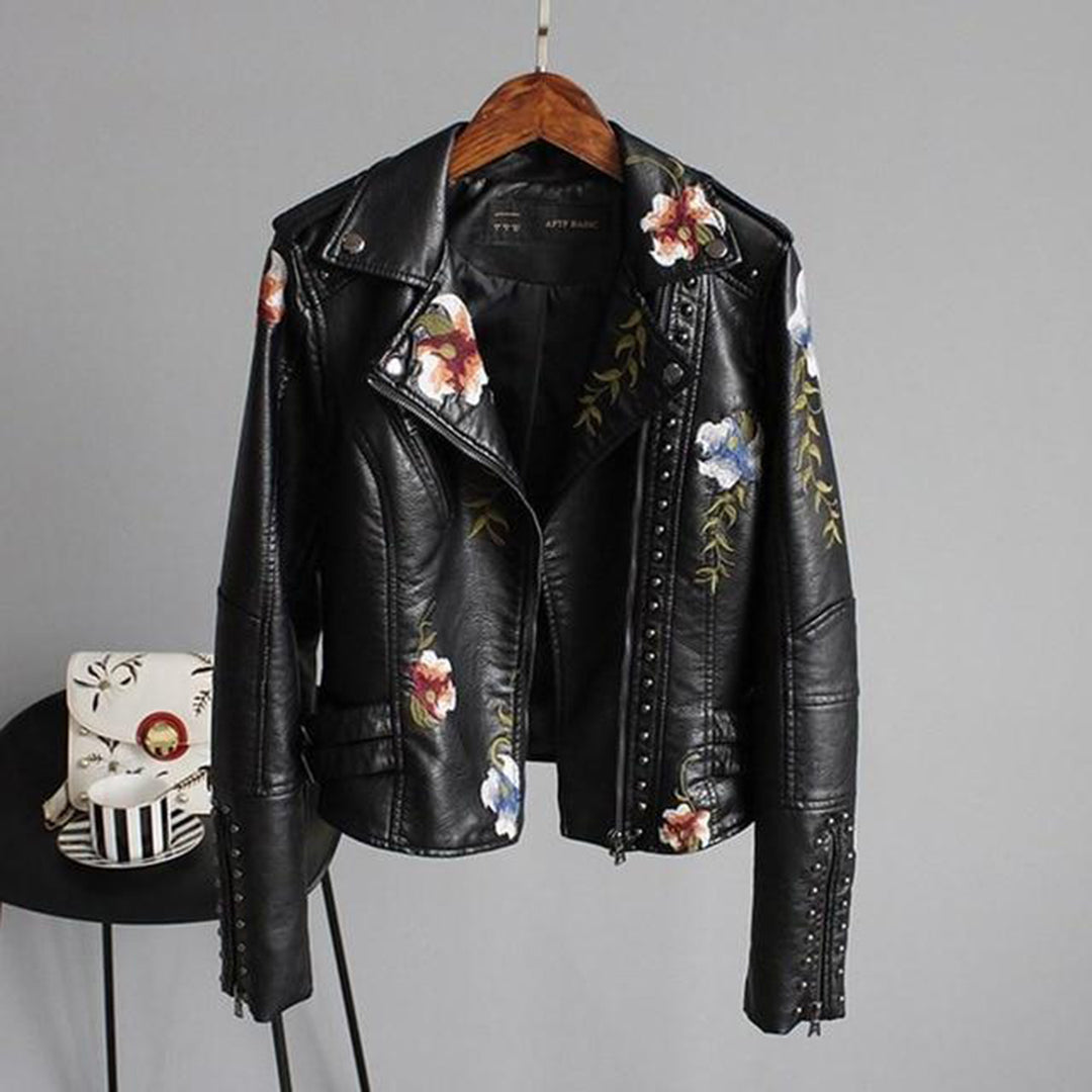 Taylor - élégante veste streetwear à fleurs