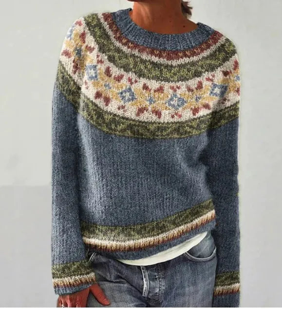 Silvia | Pull rétro d'automne